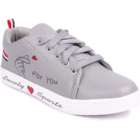 Longwalk Women Casual Sneakers Shoes Grey