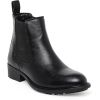 Bruno Manetti Women s Black Mid Ankle Length Zip Closure Boots, Size 4  Stylish & Comfortable Footwear for Every Occasion