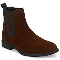HiREL S Men s Premium Suede Chelsea Ankle Boots|Soft Cushioned Insole |Slip-Resistance|Dynamic Feet Support|Arch Support Boots For Men
