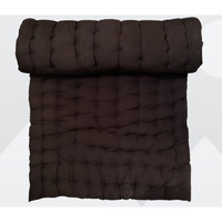 ATOOTFUSION Soft Single Bed Brown Color Cotton Quilt | Foldable Light Weight Filled Single Firm Cotton Quilt Mattress| Gadda (Solid Coloured, 1 Sleeping Capacity, 3 x 6 ft or 72 x 36 Inches) (Brown)