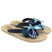 CASSIEY Fashion Slippers For Women slipper fancy design Slip on Flats- Black