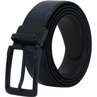 Labnoft Men s PU Leather Reversible Belt (Black, BELT-006-XL)