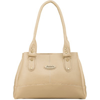 Fostelo Women s Vegan Leather Birdie Handbags Shoulder Hobo Bag Ladies Purse (Light Cream) (Large)