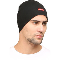 FabSeasons Cotton Skull Cap (Black)