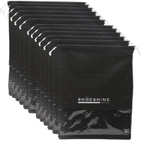 Shoeshine Shoe Bag for Travel & Storage Travel Organizer for Women & Men Travel Accessories Shoe Organizer Shoe Bags Pouches Travel Shoe Cover for Travelling Travel Essentials - Pack of 10 Shoe Pouch