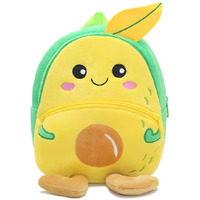 blue tree 11 L Fabric Cute Kid s Plush Backpack (Yellow)
