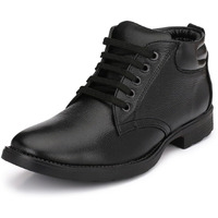 MACTREE Men s Mid Top Ankle Boots Formal Shoes (Black, numeric_7)