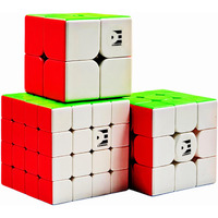 D ETERNAL Cube Combo Set of 2x2 3x3 4x4 high Speed stickerless Puzzle Speedcube