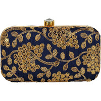 Tooba Women s Clutch (Blue)