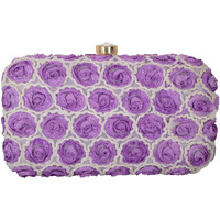 Tooba Women s Clutch (Purple)