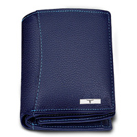 URBAN FOREST Men s Leather Wallet (UBF130BLU1018, Blue)