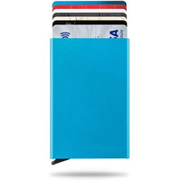 Stealodeal Blue Aluminium RFID Blocking Card Holder (AF-50BL)