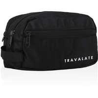 Travalate 9cms Polyester Toiletry Bag (Black_Tr1323)