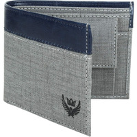 LORENZ fabric Casual Grey Wallet for Men|Wallet for Boys WL-15