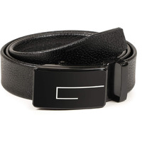 VOGARD Men s Vegan Leather Belt for Men | Formal & Casual | Autolock Buckle,Black | Fit all size upto 40 Inches Waist size (Black 03)
