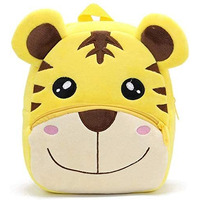 Blue Tree Velvet Kids School/Nursery/Picnic/Carry/Travelling Bag - 2 to 5 Age (Yellow_Blue School Bag)