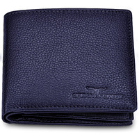 URBAN FOREST Carl Blue Leather Wallet for Men