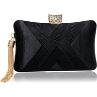 TOOBA Women s Beautiful Flower Box Clutch Bag | Detachable Chain Sling Strap| Ladies Purse Wallet