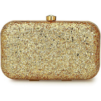 TOOBA Women s Handcrafted Beautiful Bling Box Clutch Bag Rose Gold
