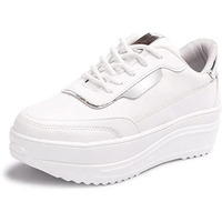 Vendoz Women White Causal Shoes Sneakers - 37 EU