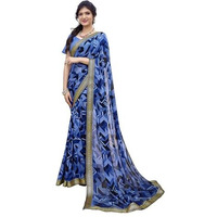 Yashika Woven Georgette Womens Saree (AZ-YS-P1-CHAYA-KIYARA-MAYA-ZUBIYA-Parent_Blue 01)