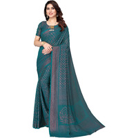 Winza Designer WDP Brasso Bhanu Rama W Plain Chiffon Stylish Saree For Women