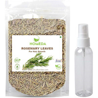 Homeda Rosemary Leaves For Hair Growth with Spray Bottle (50 gm), Fresh Dried Rose Mary Leaves, Rosemary Water, Dry Rose marry Leaf with Applicator, Organic Rojmeri leave Tea powder, Rose Marry Herb