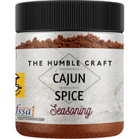 The Humble Craft Cajun Spice Seasoning Powder - Cajun flavoured Grill Meat Rub, Chicken, Potato, Bagel & Taco Seasoning with Herbs - 250gms