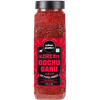 urban platter Korean Gochugaru Hot Pepper Powder 400Gram [Coarse Ground Korean Dried Chilli Peppers, Smoky & Spicy, Use For Kimchi And Other Korean Dishes]
