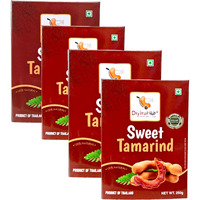 Dry Fruit Hub Sweet Tamarind 1Kg, Sweet Imli Thailand Sweet Tamarind, Meethi Imli,Dried Tamarind, Sweet Tamarind Pack Of 4 Each 250Gm, Tamarind