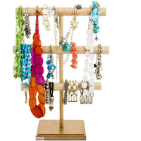LABZIO Home - Handmade Jewellery Stand, Made of Premium Wood, Perfect for Bangles, Bracelets, Anklets, Scarfs, Ear Rings, Watches; For Home, Shops and Exhibition Displays, 15.5 Tall