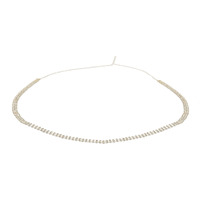 Handicraft Kottage Silver Metal Belly Chain for Women | Kamar Bandhan Kamarband Kamarpatta Belly Hip Chain Waist Belt for Women & Girls (triple)