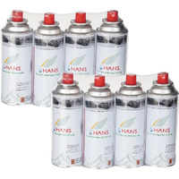 HANS Butane Gas Canister - Pack of 8