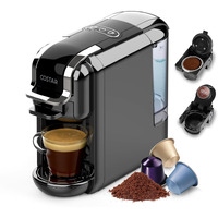 Costar Capsules & Coffee Powder 2-in-1 Espresso Machine, 20 Bar Capsules Maker Compatible for NS Original Capsules/Coffee Powder with Fast Heating System for Espresso, Simple Touch Operation, 1450W