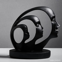 Mariners Creation Premium Home Decor showpiece- Modern Art Man face showpiece for Living Room | Home Decor Items | House Warming Gift 30x15x27.5cm
