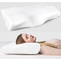 LIFEBERG Memory Foam Pillow, Orthopedic Pillow for Neck and Shoulder Pain, Contour Pillows with Removable Cover for Sleeping with Breathable Zip Cover (19X12X4INCH)
