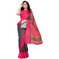 Winza Designer PB Brasso Aadi Grey_W Plain Chiffon sarees for women