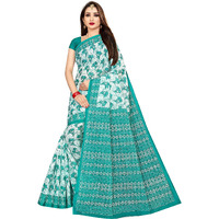 TAMAIRA FASHION Womens Plain Cotton Saree Without Blouse Piece (1338_Seagreen_ Sea Green)