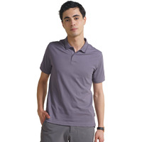 DAMENSCH Constant Mens All-Degree Thermoregulating Pique 500 Day Polo T-Shirt - 2 btn -Pack of 1-Lavender Blue-Large