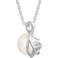 GIVA 925 Silver Soul Pearl Pendant With Link Chain | Rakhi Rakshabandhan Gift for Sister Bhabhi, Gifts for Women & Girls| With Certificate of Authenticity and 925 Stamp | 6 Month Warranty*