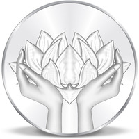 ACPL Precious Moments BIS Hallmarked Lotus Silver Coin 999 Pure