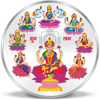 ACPL Precious Moments BIS Hallmarked Astha laxmi 50 Gram 999 Pure Silver Coin