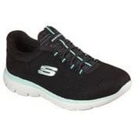 Skechers Womens Summits - Cool Classic Black Shoes - 4 UK (7 US) (Summits - Cool Classic-Black-4)