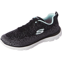 Skechers Womens Summits - 896224ID Black/Aqua Casual Shoe - 7 UK (10 US) (896224ID-BKAQ)