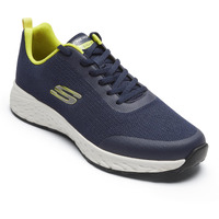 Skechers Terrenex Synthetic Mesh Lace Up Men's Casual Shoes (Navy, Size_08)