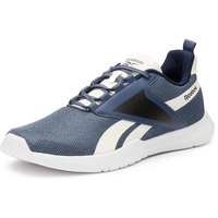 Reebok Men's Evander Smoky Indigo-Vector Navy-Classic WHI Running Shoe-10 Kids UK (HMP04)