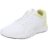 Puma Womens Pop WNS White-Yellow Pear-Porcelain Running Shoes - 6 UK (39093902)