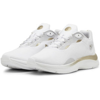 Puma Womens SOFTRIDE Orla Metallic Dream White-Gold-Matte Gold Sneaker - 5 UK (39780401)