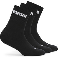 Puma Cotton Unisex-Adult Ess Quarter Length Socks 3P, Black, 37/40 (68569502)