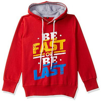 T2F Boys Cotton Hooded Neck Regular Sweatshirt(Bys-Ss-05_Multicolor_11-12 Years)